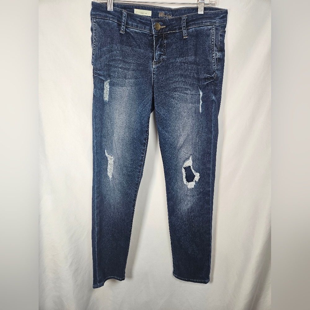 Kut From The Kloth Adele Slouchy Boyfriend Jeans | Distressed | Size 4
